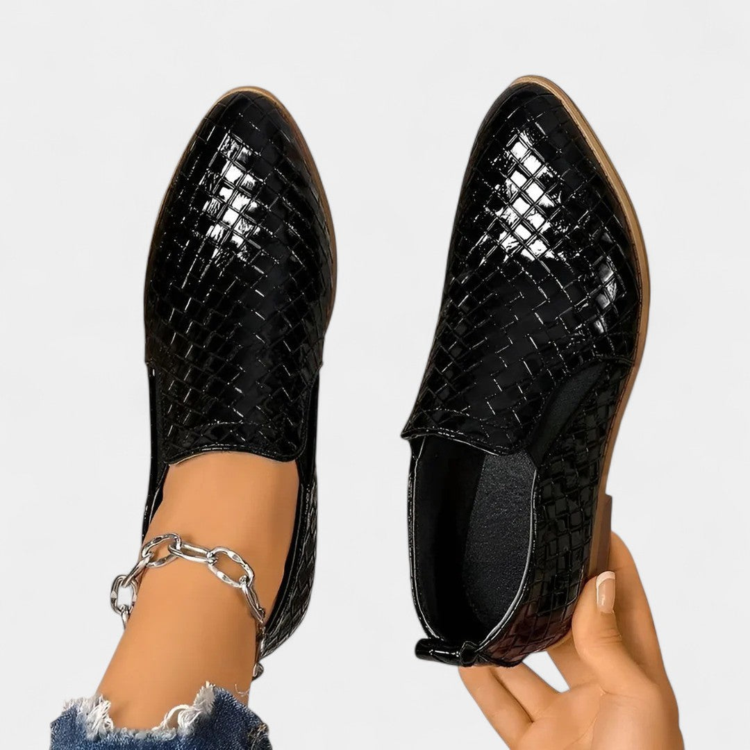 Abella - Zapatos Oxford de Cuero Vegano.