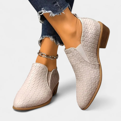 Abella - Zapatos Oxford de Cuero Vegano.