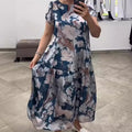 Luisa - Vestido Largo Floral de Primavera.