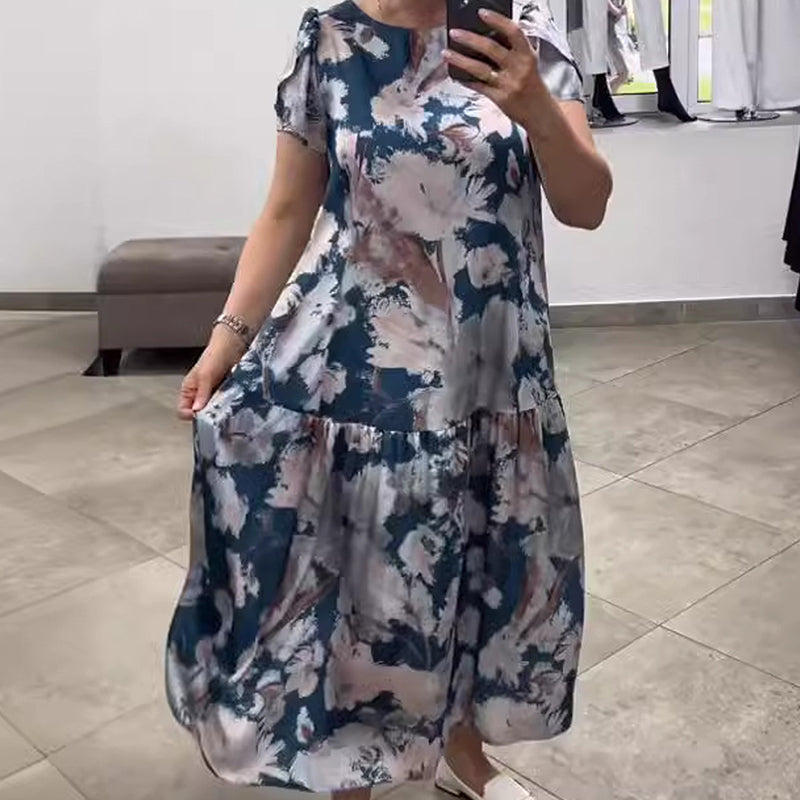 Luisa - Vestido Largo Floral de Primavera.