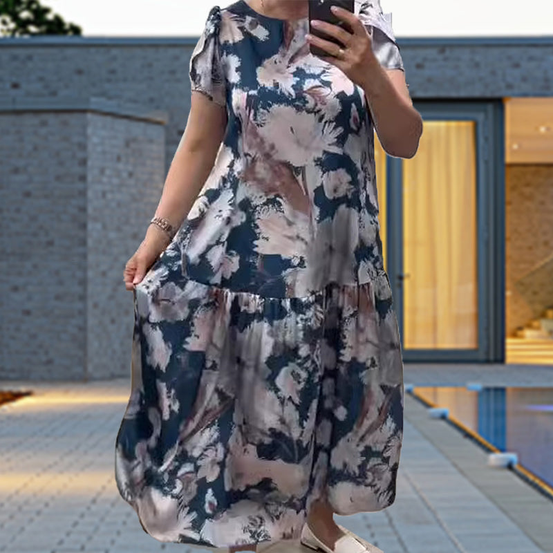 Luisa - Vestido Largo Floral de Primavera.