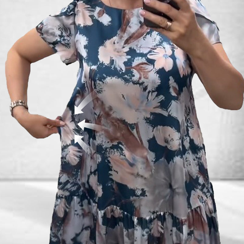 Luisa - Vestido Largo Floral de Primavera.
