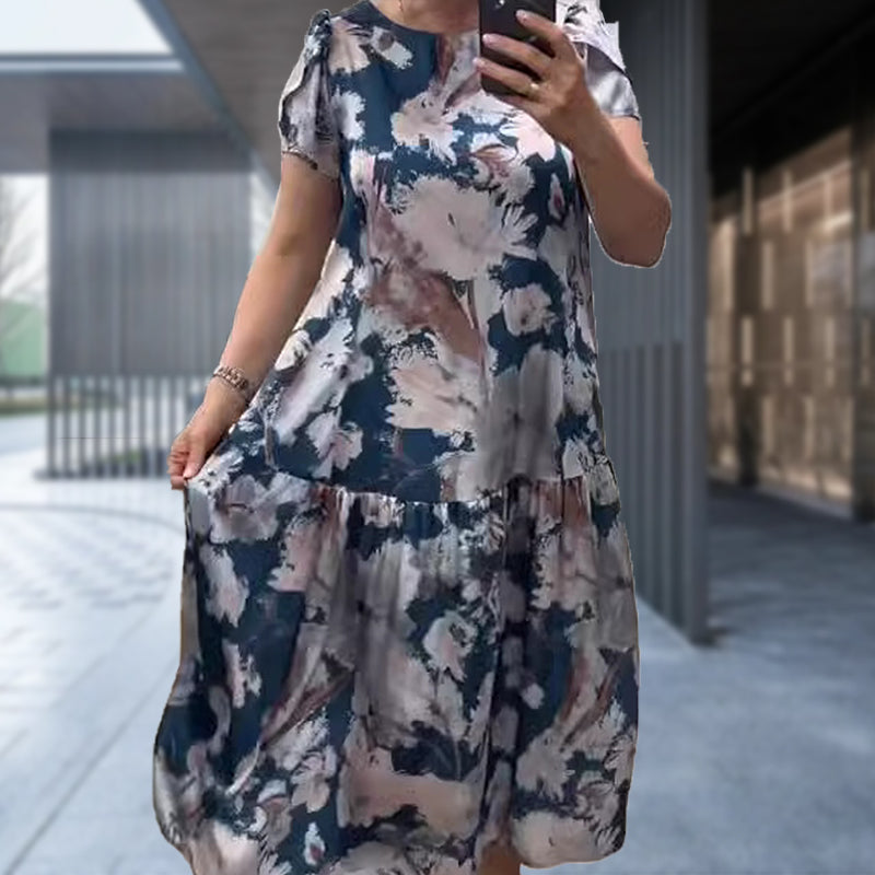 Luisa - Vestido Largo Floral de Primavera.