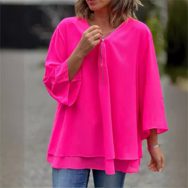 Cristina - Blusa de Chifón.