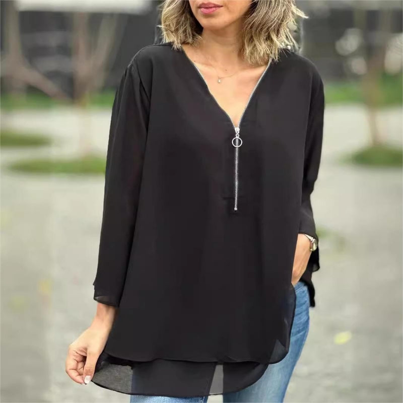 Cristina - Blusa de Chifón.