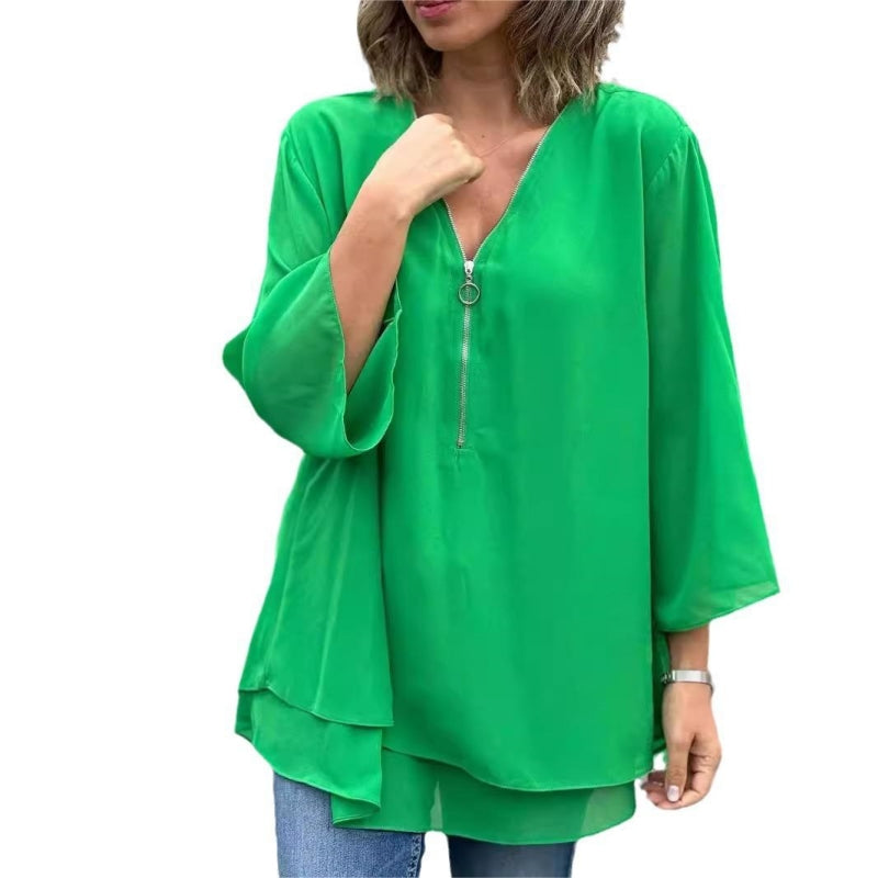 Cristina - Blusa de Chifón.