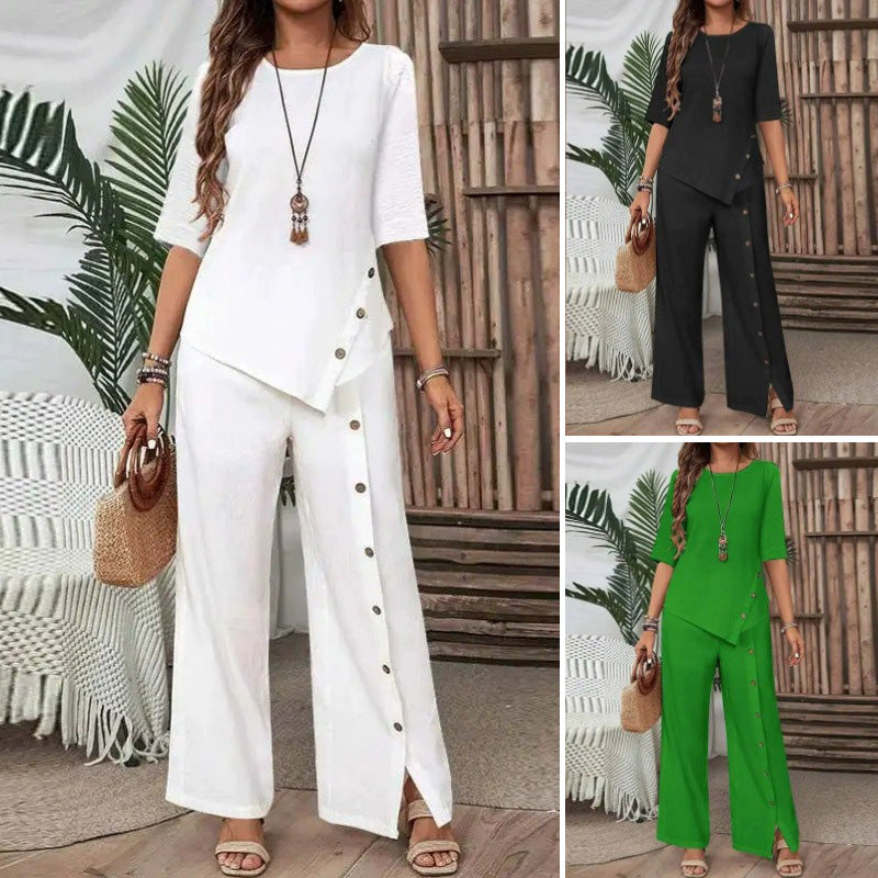 Ana -Conjunto de Top y Pantalón.