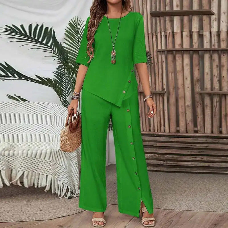Ana -Conjunto de Top y Pantalón.