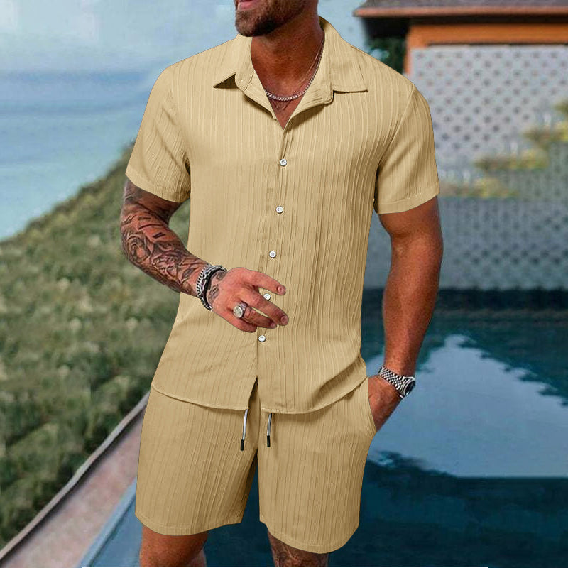 Alex - Conjunto Casual de Camisa y pantalon.