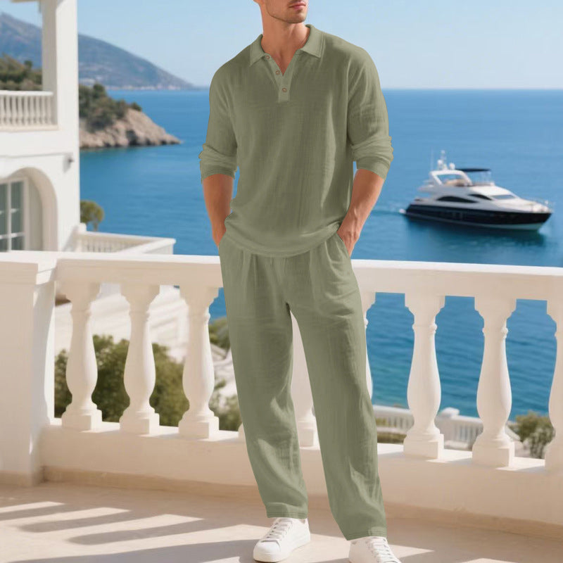 Raul -Conjunto Casual de Lino.
