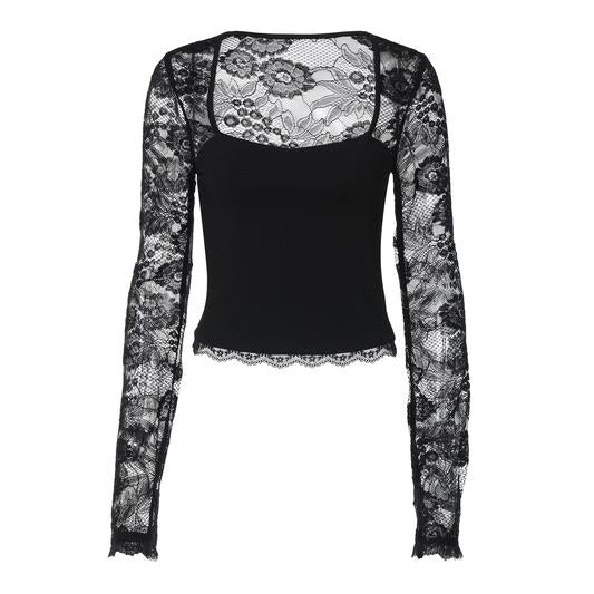 Laia - Camiseta Femenina de Color Liso.