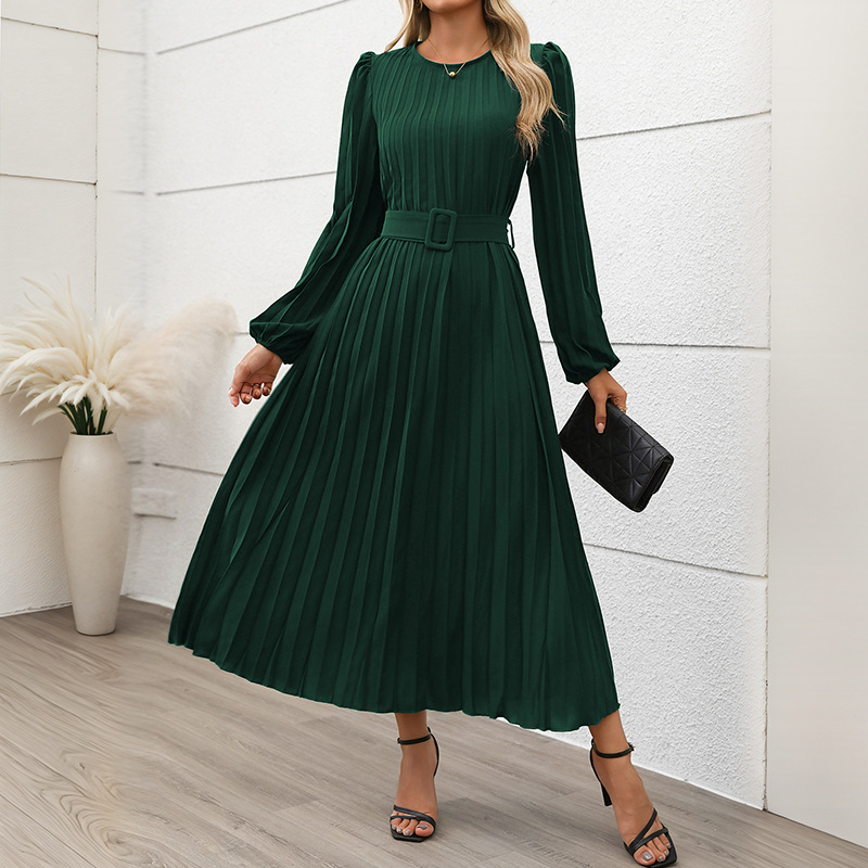 Clara - Vestido Elegante de Manga Larga.
