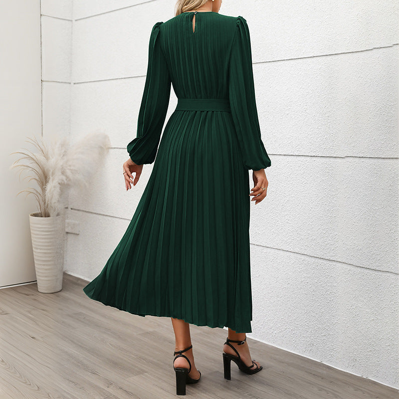 Clara - Vestido Elegante de Manga Larga.