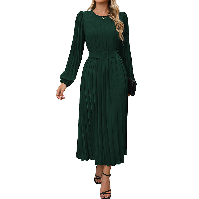 Clara - Vestido Elegante de Manga Larga.